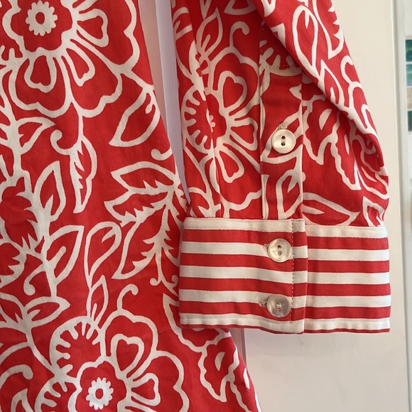 Gretchen Scott Designs Stretchy Cotton shirt w 3/4 Sleeves - Picture 5 of 8